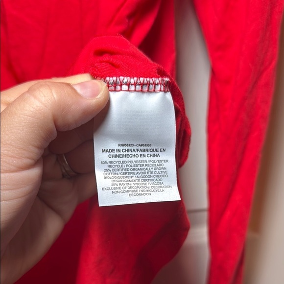 Nike Woman’s Long Sleeve Scoop Neck Round Hem Shirt Size Large - Picture 7 of 7